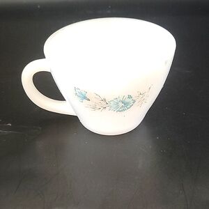 Vintage Fire King Bonnie Blue Cup